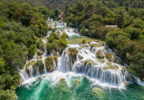 Kaskade slapova u Nacionalnom parku Krka
