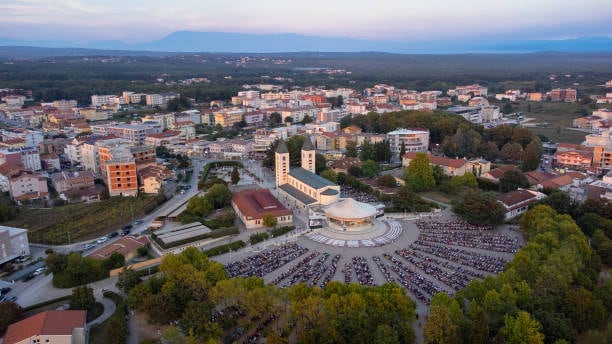 Međugorje i prostor oko crkve sv. Jakova, iz zraka